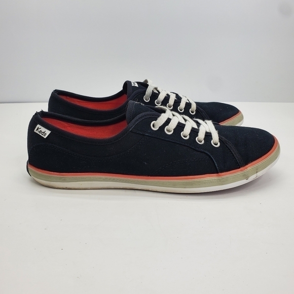 Keds Coursa Womens Shoes Blue 8.5 M Canvas Lace Up Low Top Tennis Sneakers - Picture 4 of 16